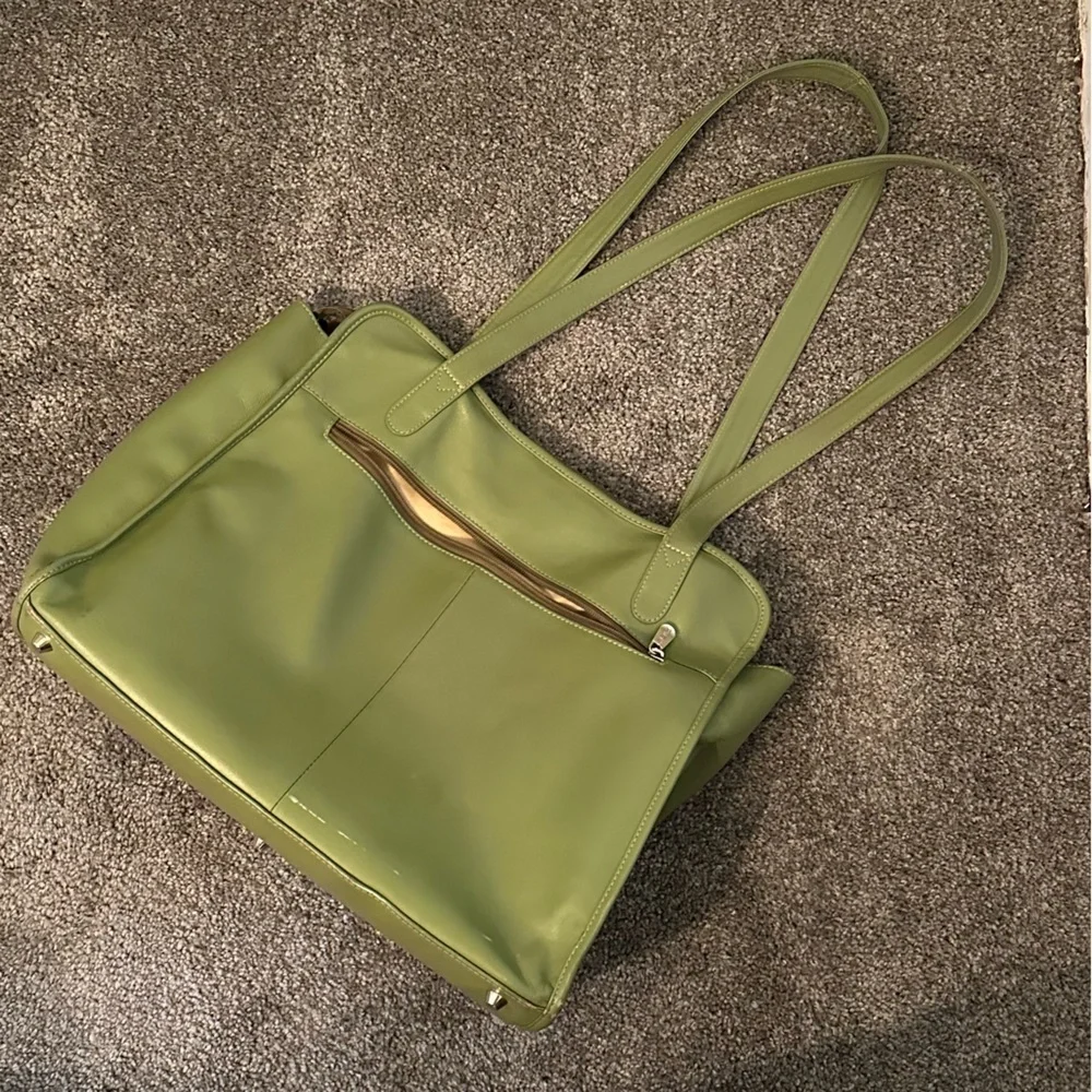 Piel VERTICAL BELTED BUSINESS TOTE